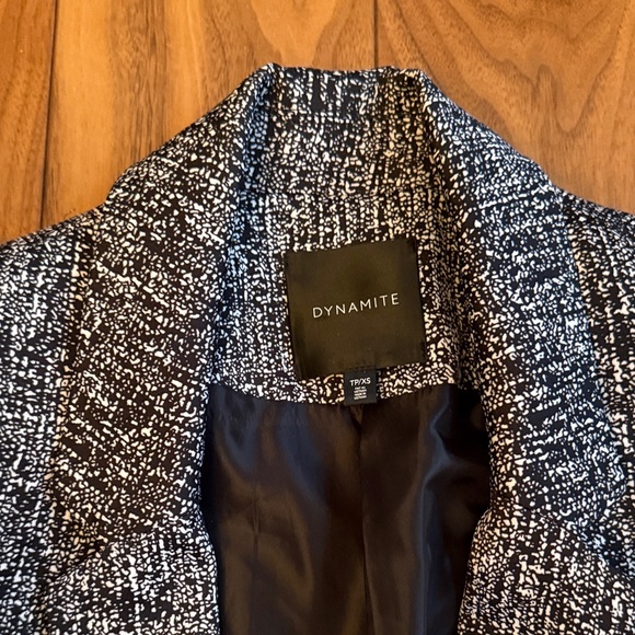 Black and White Blazer - Picture 2 of 5